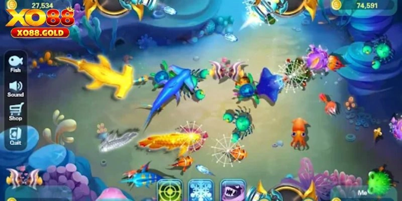 Trải nghiệm Jackpot Fishing tại XO88 siêu ấn tượng